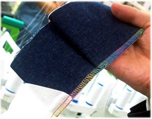 ベビーロックの自動糸調子は糸量でコントロールしている