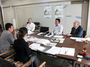 シンガー取材の風景写真