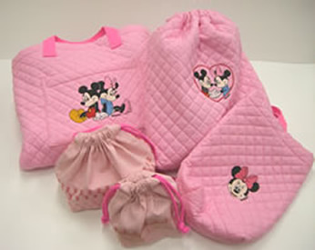 ディズニー好きの娘のために作った通園グッズ5点