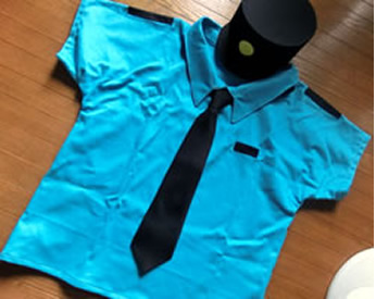 夜なべして作った衣装！